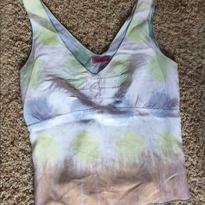 Velvet silk tank